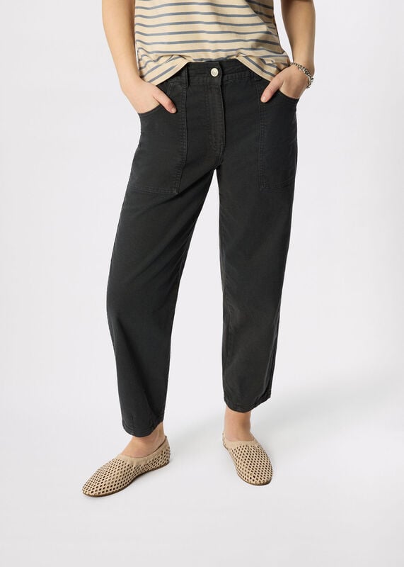 Black Tessa Casual Trouser