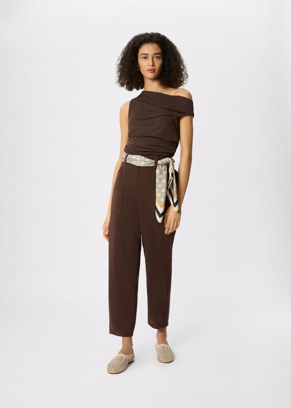 Brown Tessa Casual Trouser